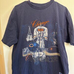 90s Chicago Bears Nutmeg Single stitch graphic tee (L)
